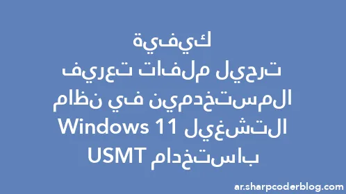 كيفية ترحيل ملفات تعريف المستخدمين في نظام التشغيل Windows 11 باستخدام USMT - Thumbnail
