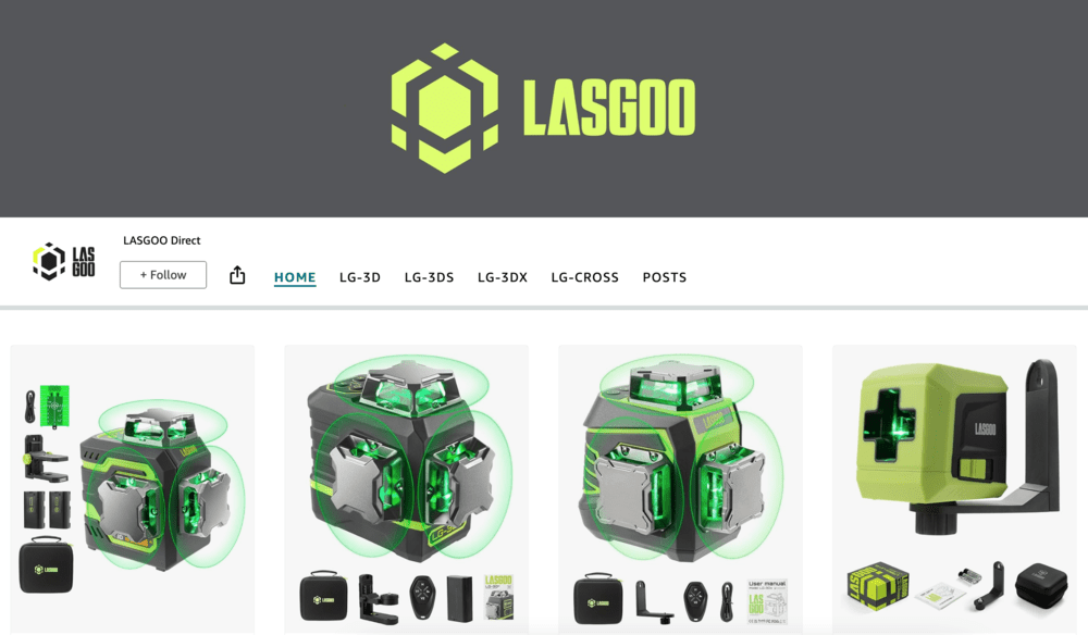 LASGOO Direct على أمازون.