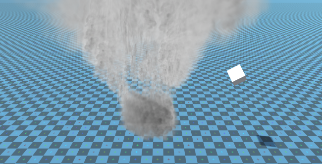 المكعب الذي تم سحبه بواسطة الإعصار.