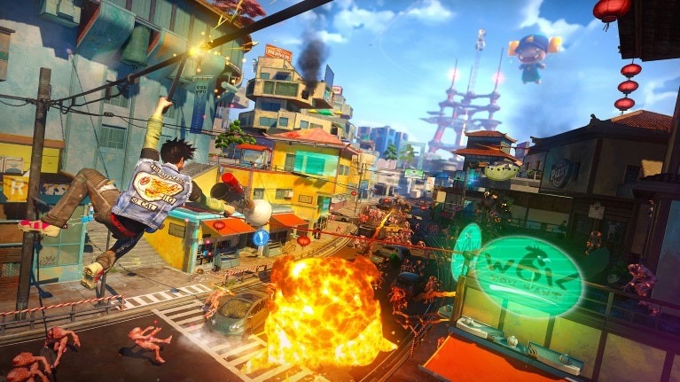 لقطة شاشة من لعبة Sunset Overdrive